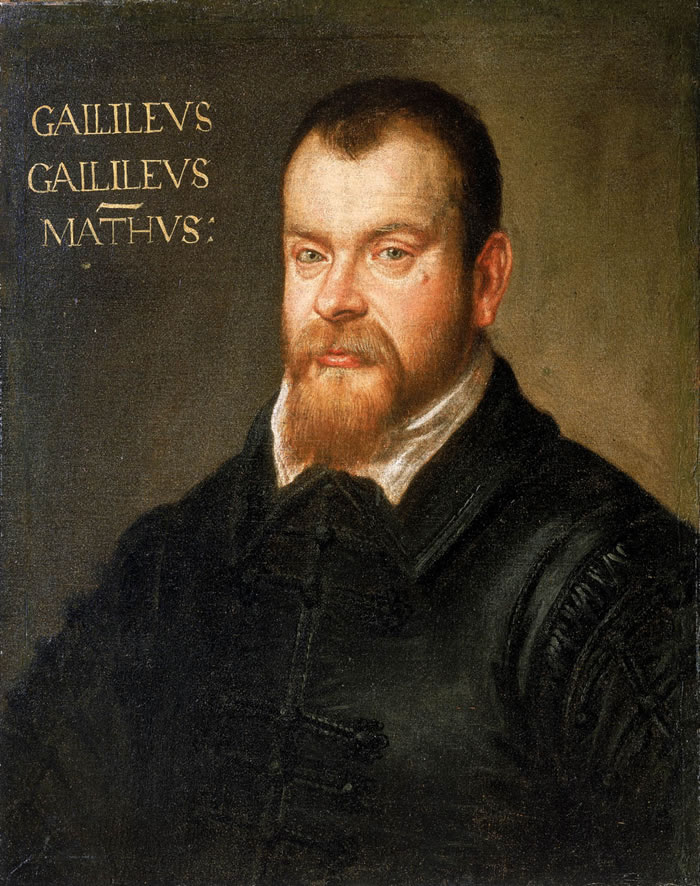 Galileo Galilei in a portrait attributed to Domenico Tintoretto