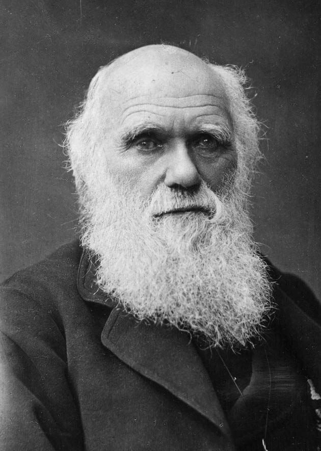 Charles Darwin photographed by Herbert Rose Barraud in 1881