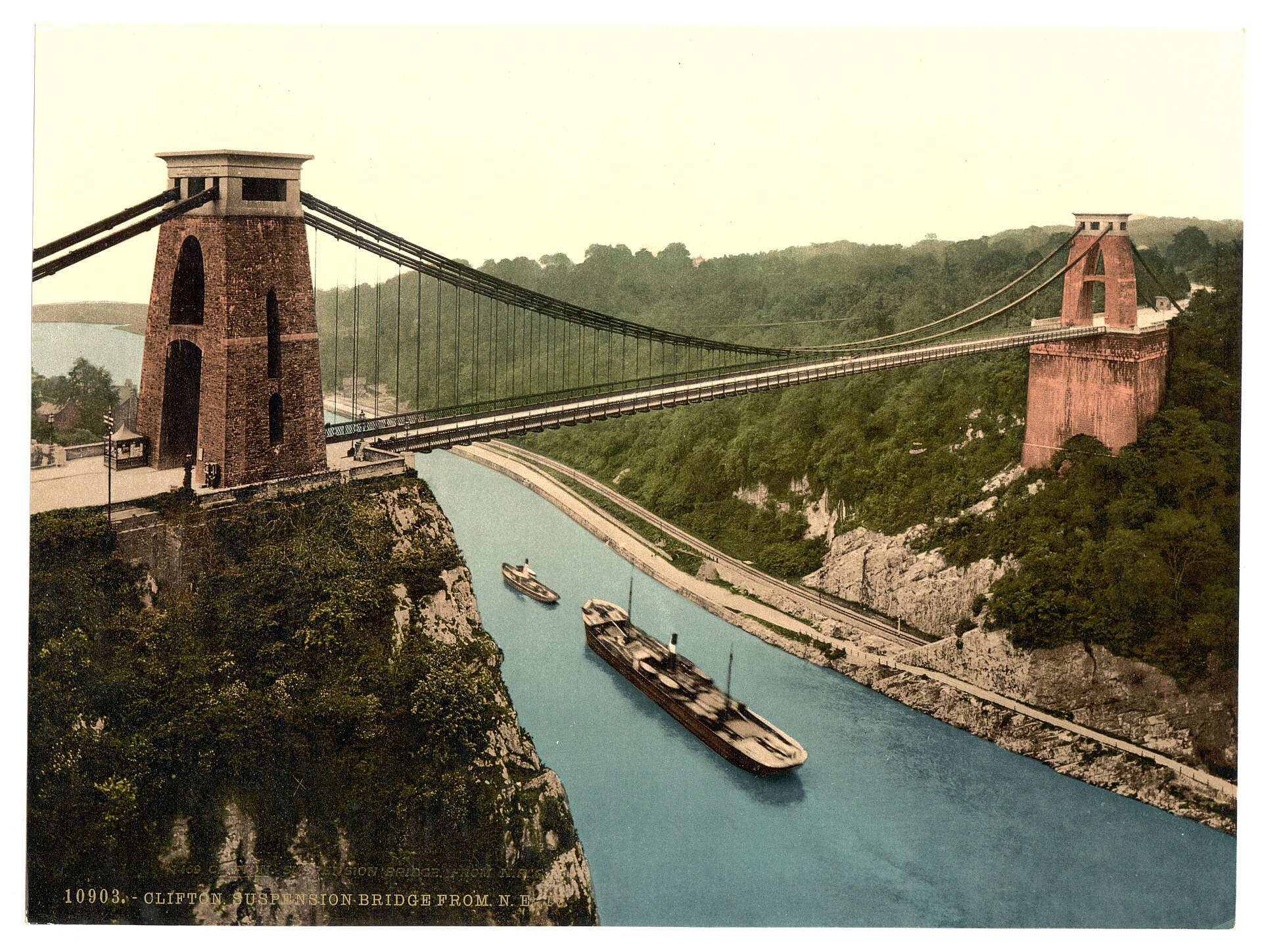 Clifton Suspension Bridge historical image