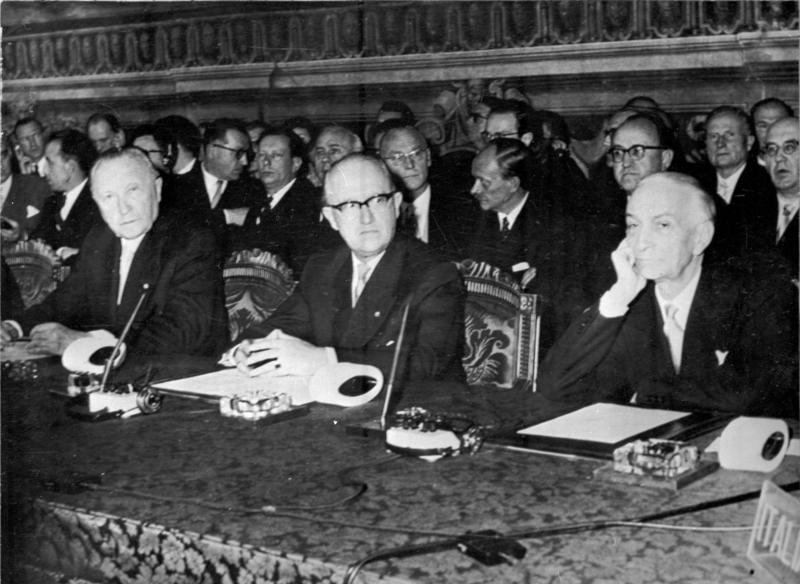 Treaty of Rome, 1957 historical image
