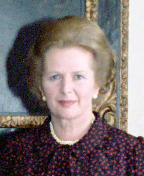 Margaret Thatcher and the Falklands War historical illustration