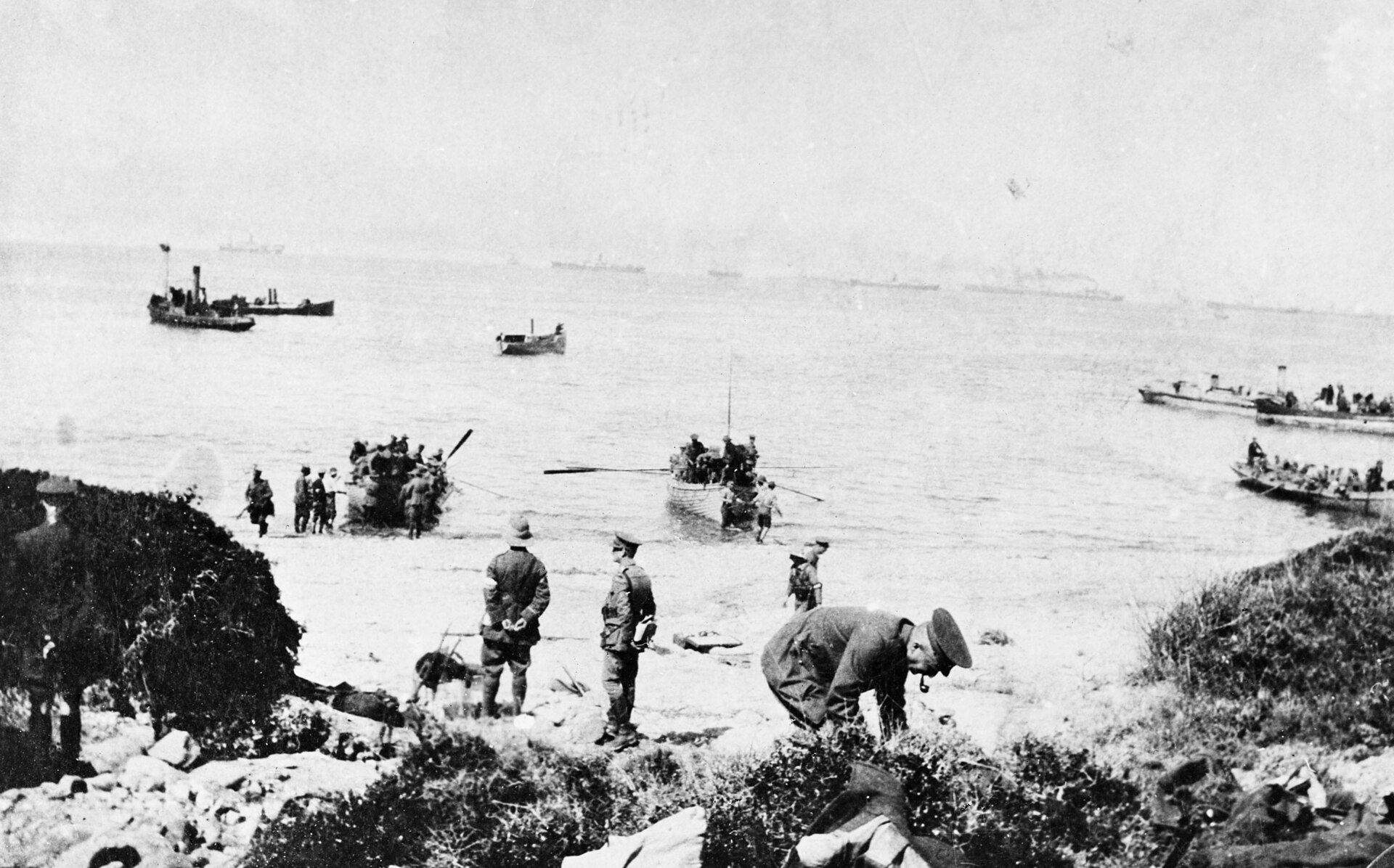 Anzac Cove historical photograph