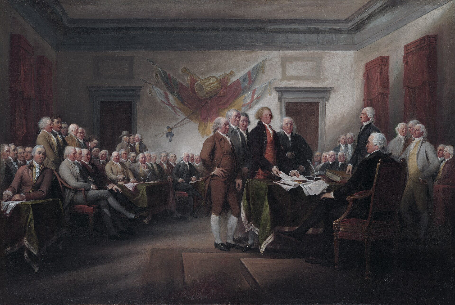Declaration of Independence historical image