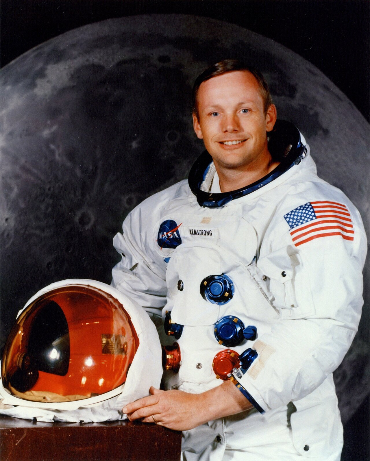 Neil Armstrong historical portrait