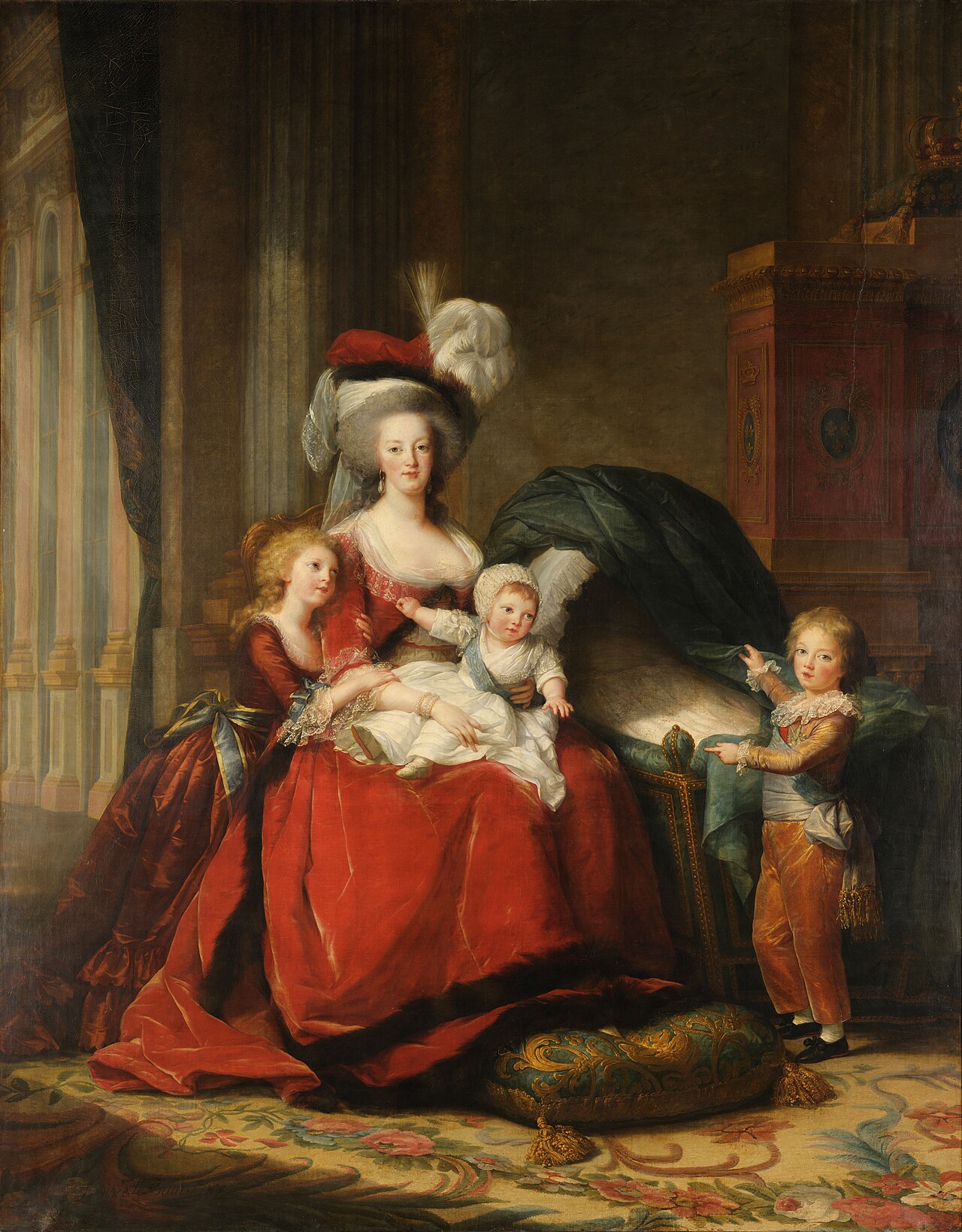 Historical artwork illustrating Marie Antoinette and the French Revolution