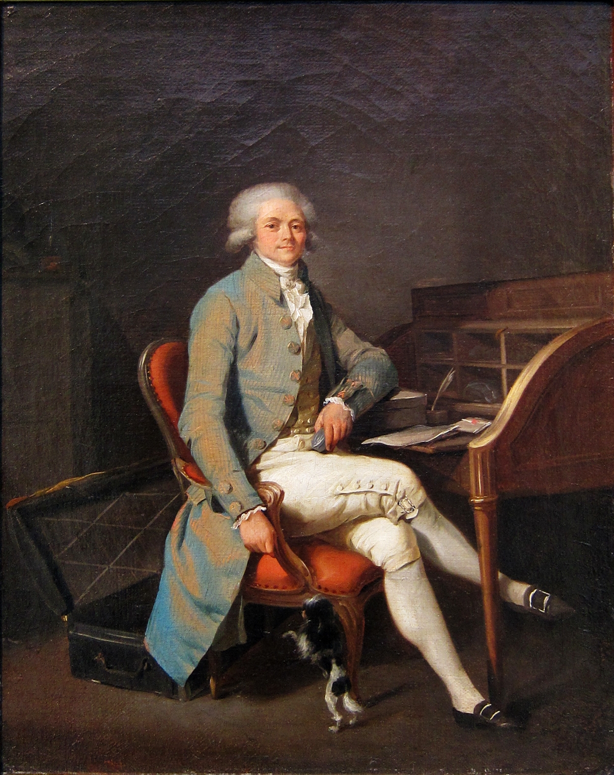 Historical artwork illustrating Maximilien Robespierre