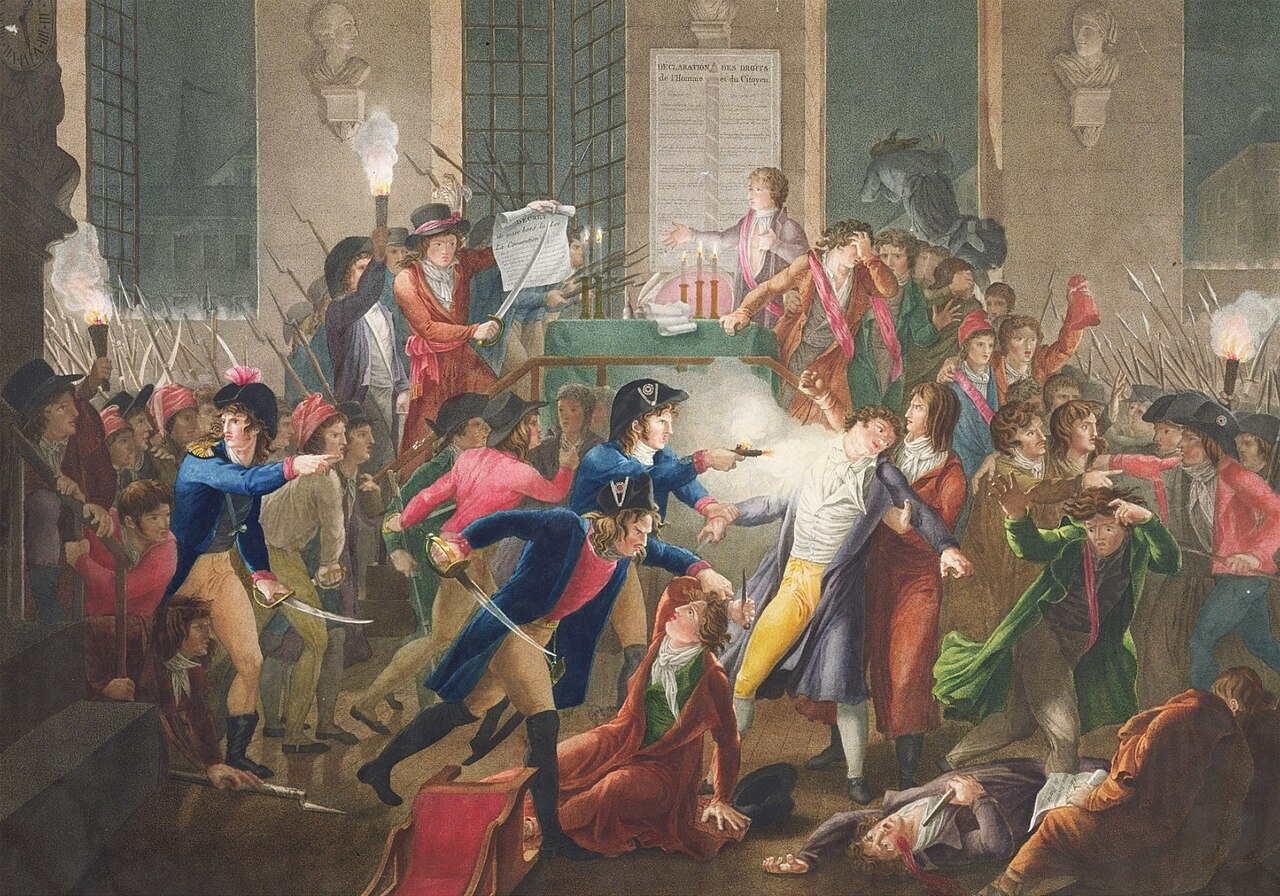 Historical artwork illustrating Thermidorian Reaction