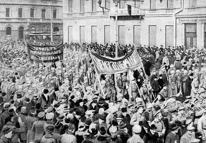 February Revolution of 1917 historical photograph