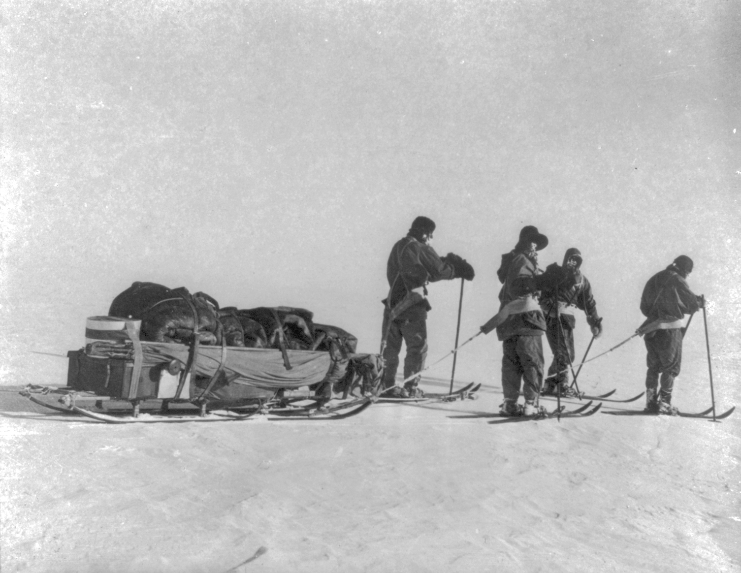 Scott's South Pole Journey historical photograph