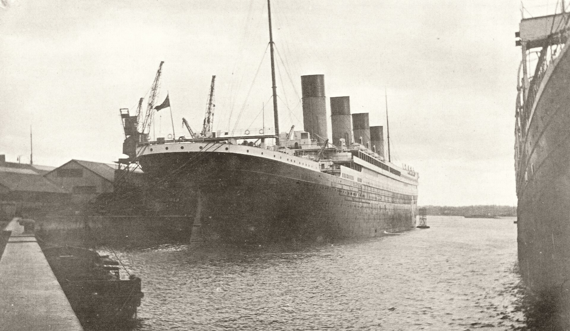 Titanic Maiden Voyage historical image