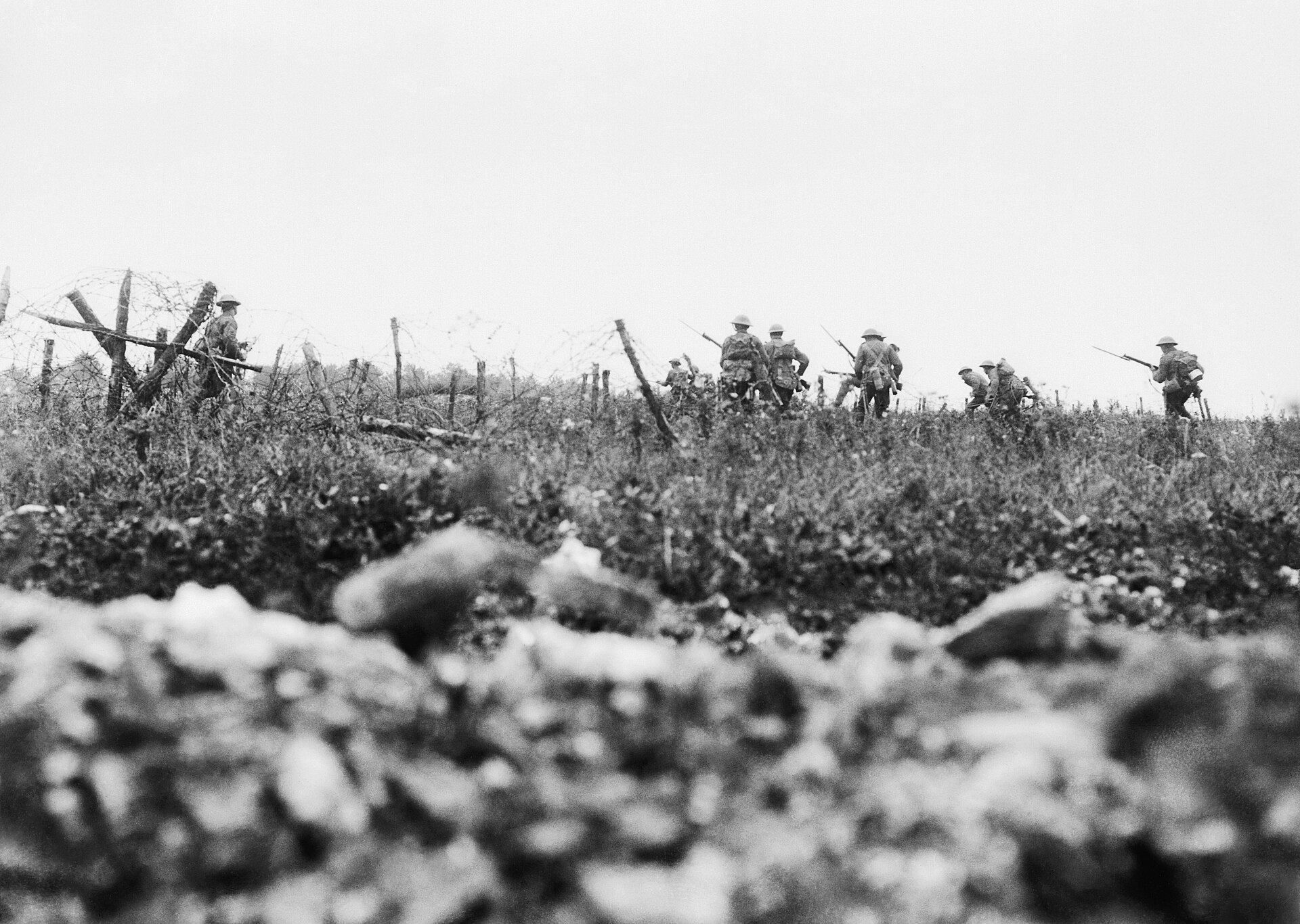 Battle of the Somme historical photograph
