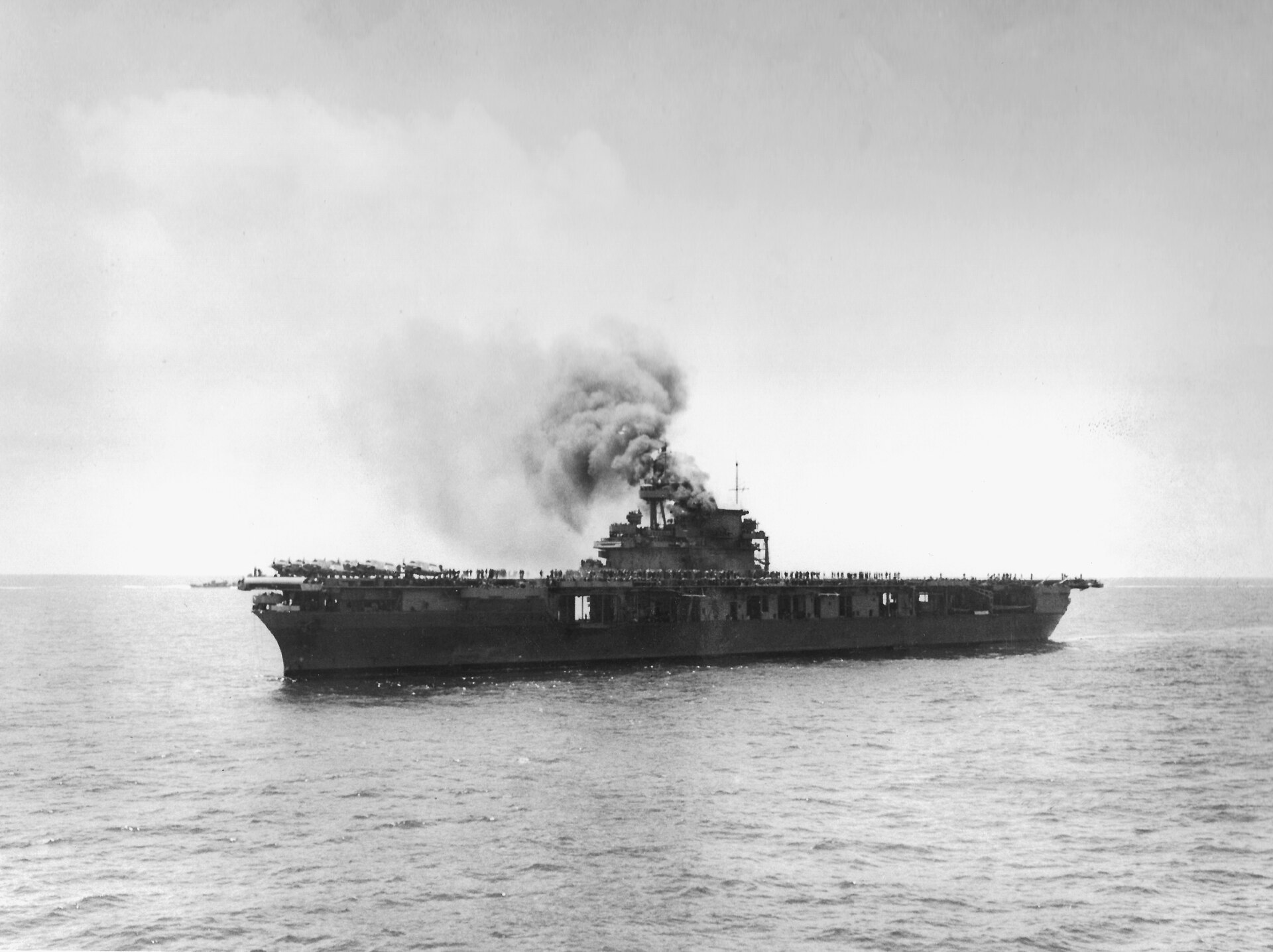 Battle of Midway historical photograph